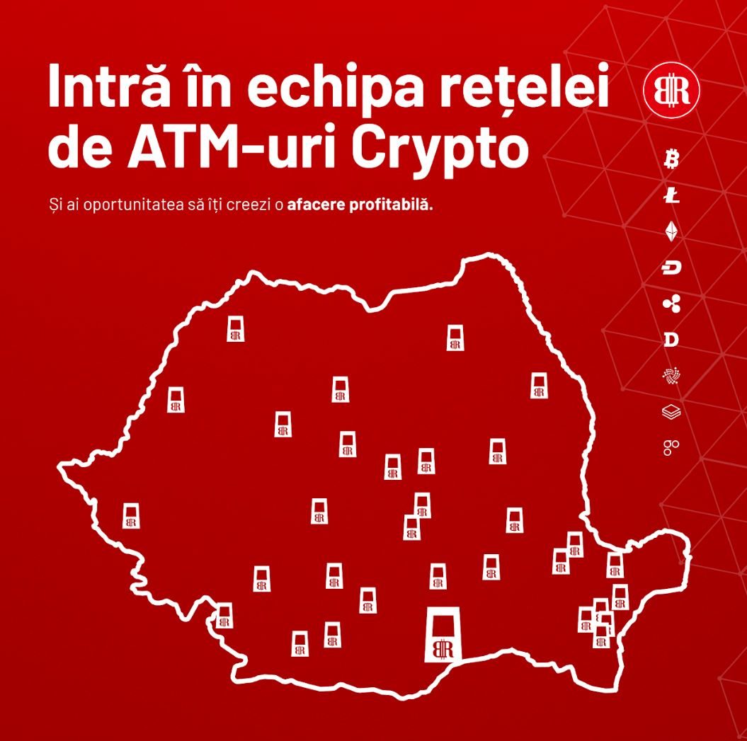 bitcoin romania, blockchain, crypto ATM-uri Bitcoin