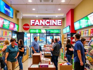 Main page 13 Fotografie a unei francize de succes cu clienți fericiți.